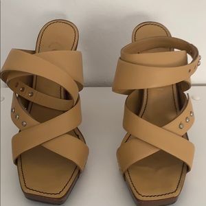 Chanel CC sandal heal